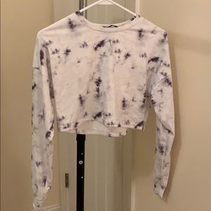 Cropped tie-dye matching outfit